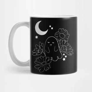 Moon Flower Ghost 1 Mug